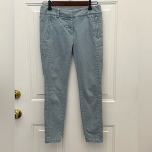 LOFT Light Blue Modern Skinny Ankle Pants